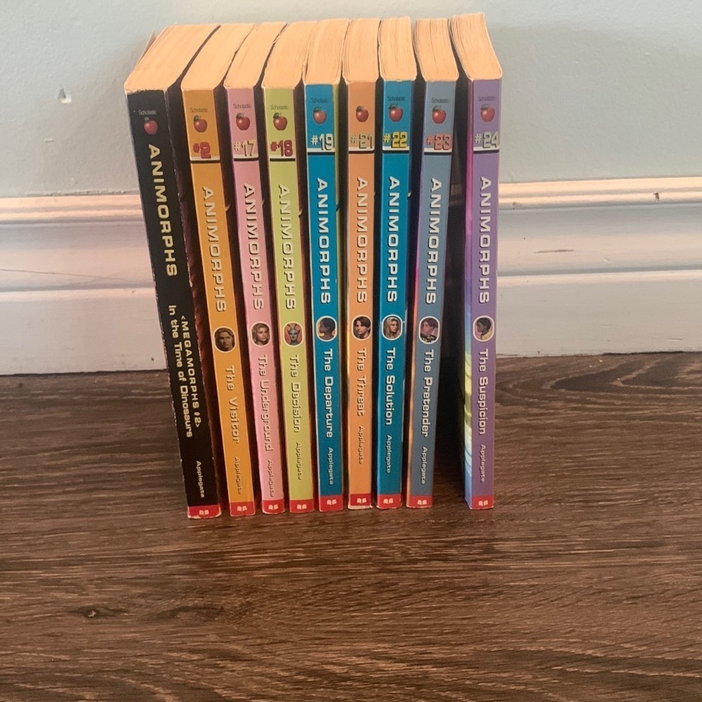 Lot Of 9 Animorphs Novels Kids Books